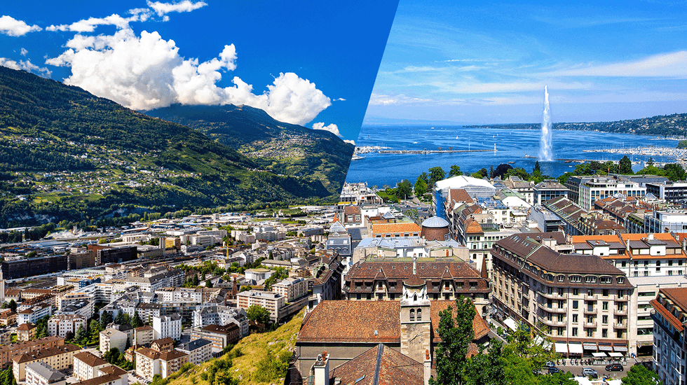 Land vs. Stadt Schweiz version