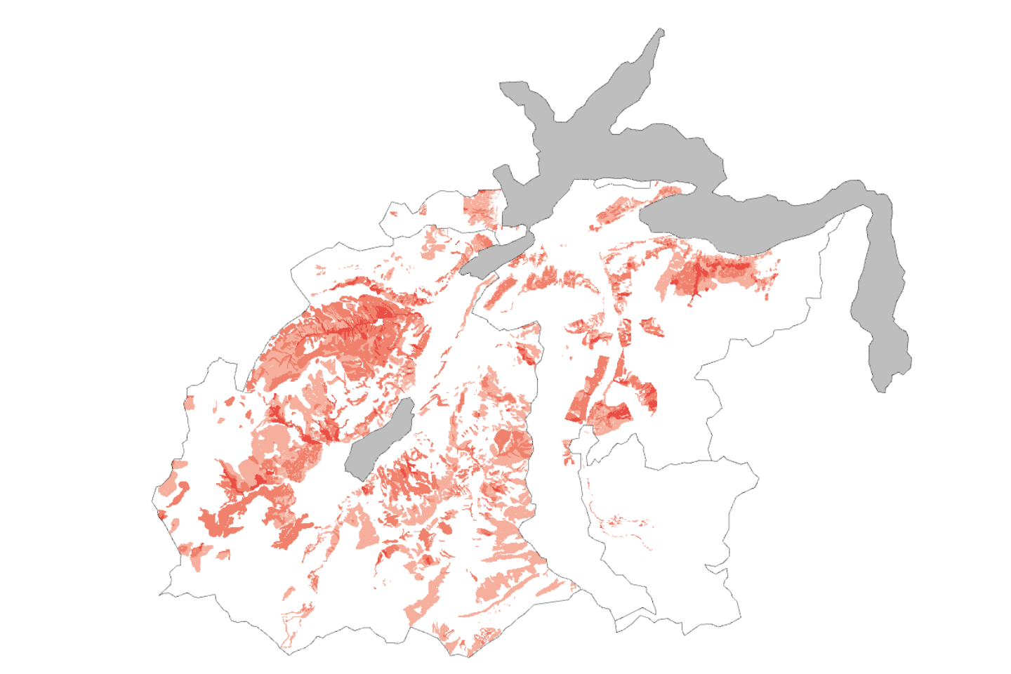 Glissement de terrain ​​(Canton de Nidwald/Obwald)