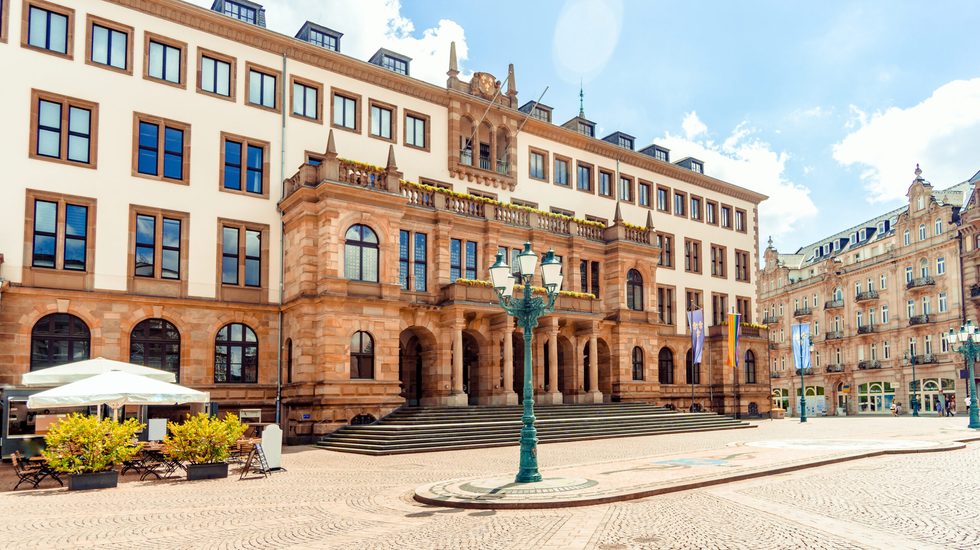 Gebäude, Wiesbaden, alt