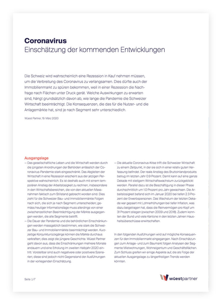 Coronavirus: Einschätzungen der kommenden Entwicklungen