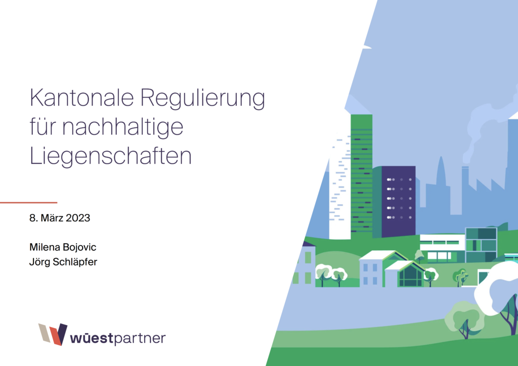 Kantonale Regulierung für nachhaltige Liegenschaften