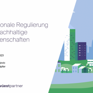 Kantonale Regulierung für nachhaltige Liegenschaften Slide