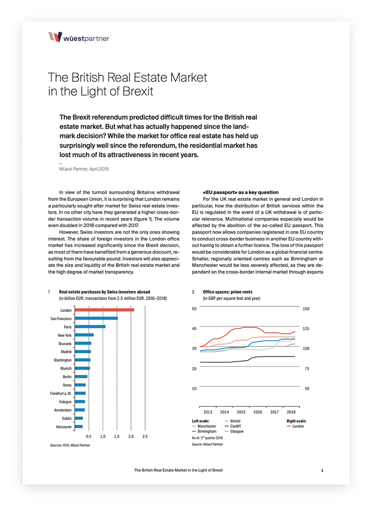 The British Real Estate Market in the Light of Brexit