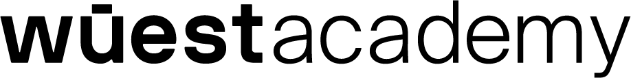 Logo, Wüest Academy black