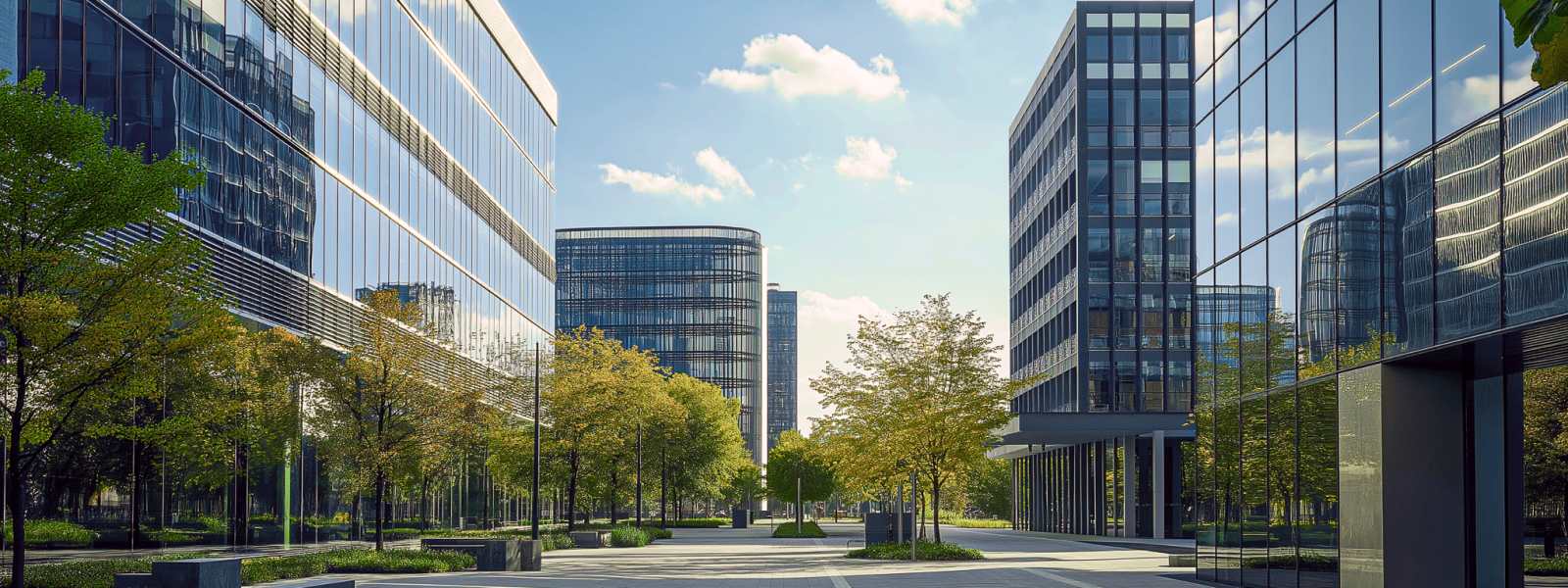 Stadt, entlassene Gebäude, Anmeldung für den Wüest Partner Newsletter