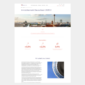Immobilienmarkt Deutschland  2025 | 1