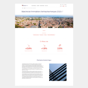 Marché de l’immobilier d’entreprise français 2025 | 1