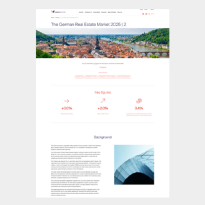 The German Real Estate Market 2025 | 2