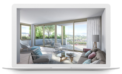 Appartement modélisé pour optimiser la commercialisation - Wüest Partner