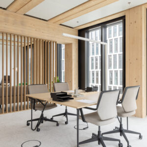 Arbeitswelten in Holz - Flächennachfrage, Trends und Zukunftsbilder