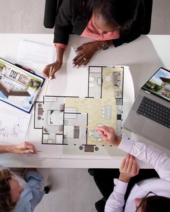 Projektplanung im Wohnungsbau mit Fokus auf Baukosten und Flächeneffizienz, Gebäudetyp E