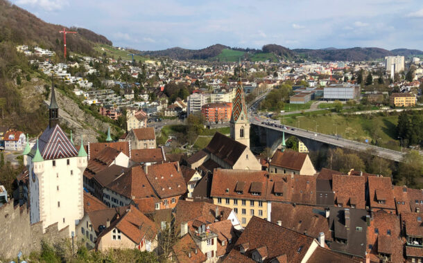 Ausblick auf die Altstadt Baden