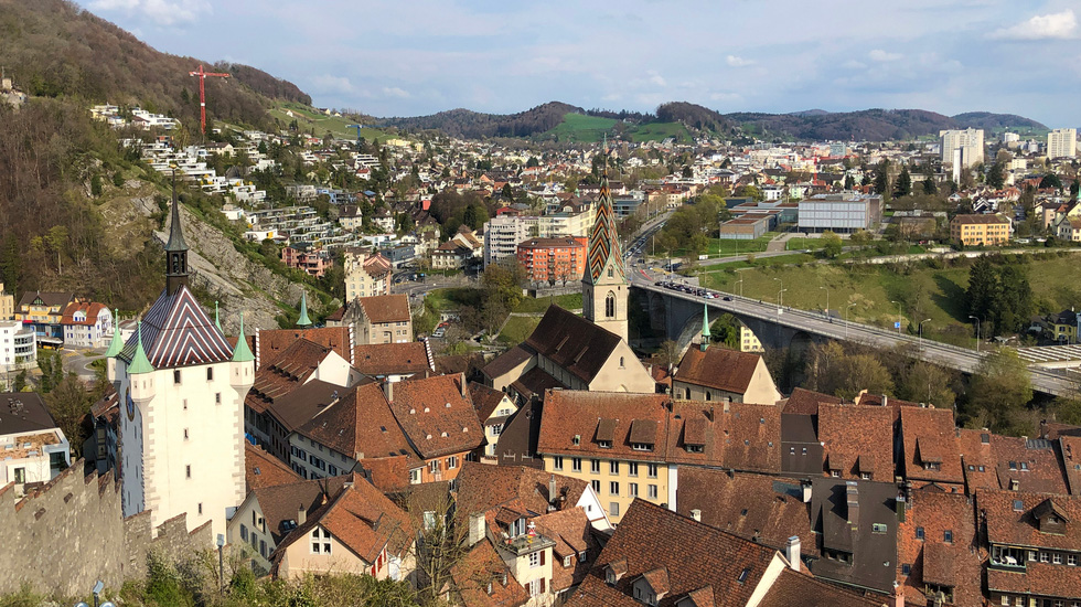 Ausblick auf die Altstadt Baden